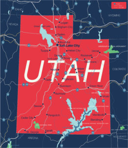 Camping Map of Utah